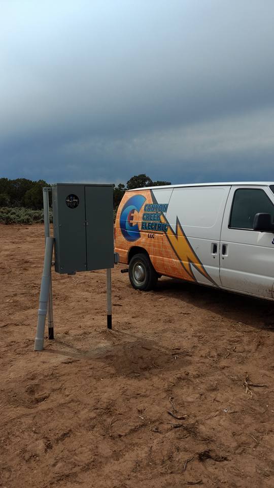 Canyon Creek Electric's Company Van